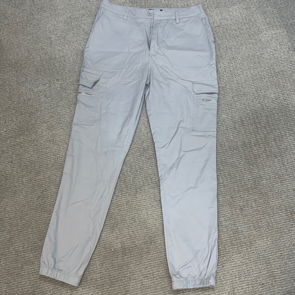 Grey cargo pants